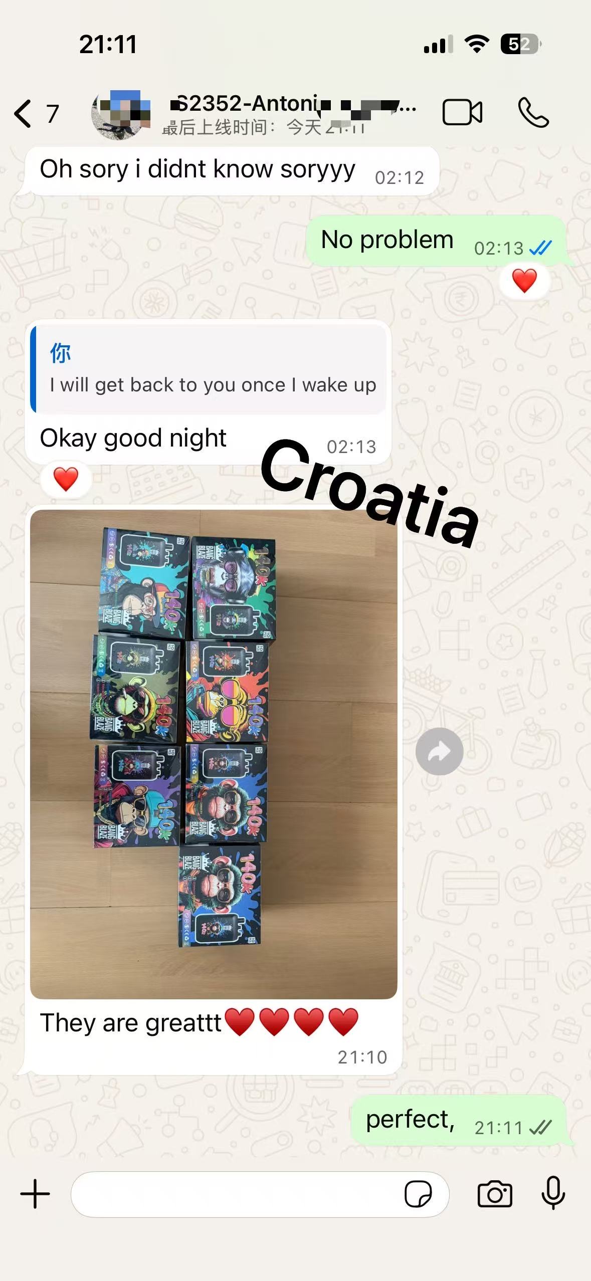 Croatia customer delivery - Bang Blaze 140K